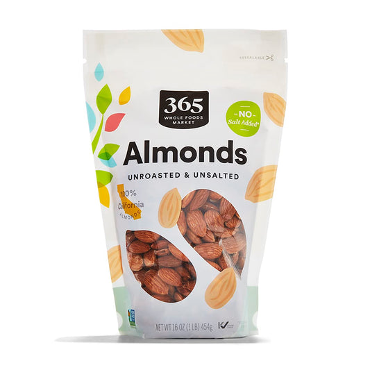 365 by Whole Foods Market, Whole Raw Almonds, 16 OZ