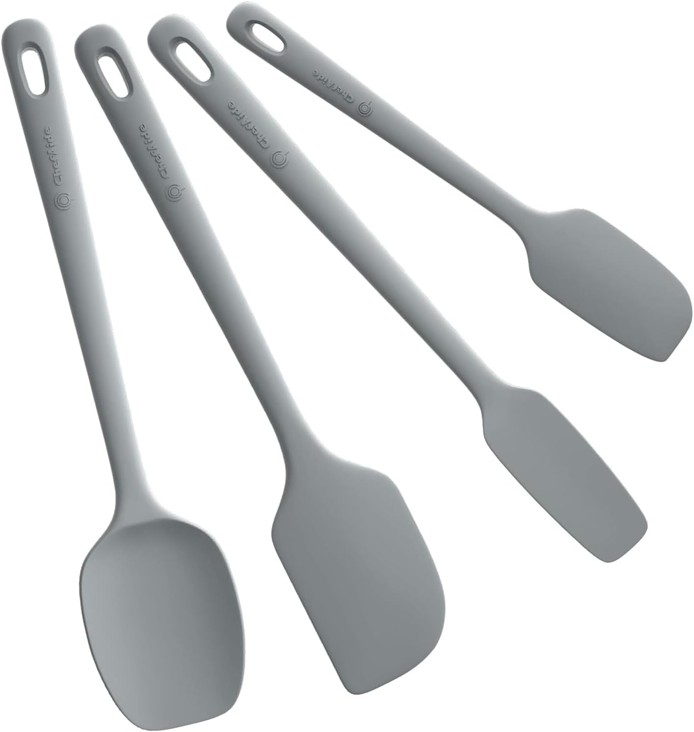 5-Piece Silicone Kitchen Spatula Set with Ergonomic Handles