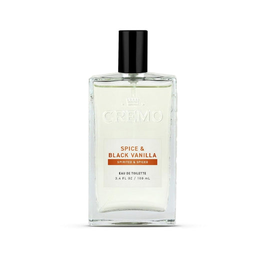 Cremo Cologne for Men - Spice & Black Vanilla Mens Cologne Spray - An Explosion of Vibrant Spices, Dark Woods and Black Vanilla, Fragrances For Men, 3.4 Fl Oz