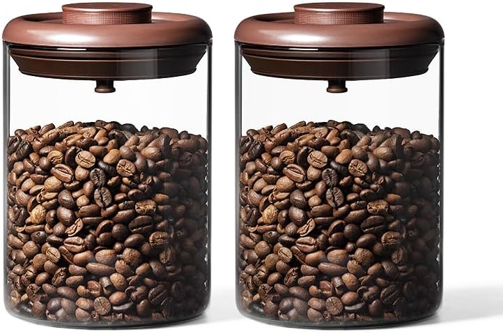 Ankou Airtight Food Storage Container Sets with Lids 6Pcs Pop Containers for Kitchen Pantry Organization BPA-Free Stackable Kitchen Storage Containers for Cereal Flour Sugar (0.5, 1.2, 1.8qt)*2
