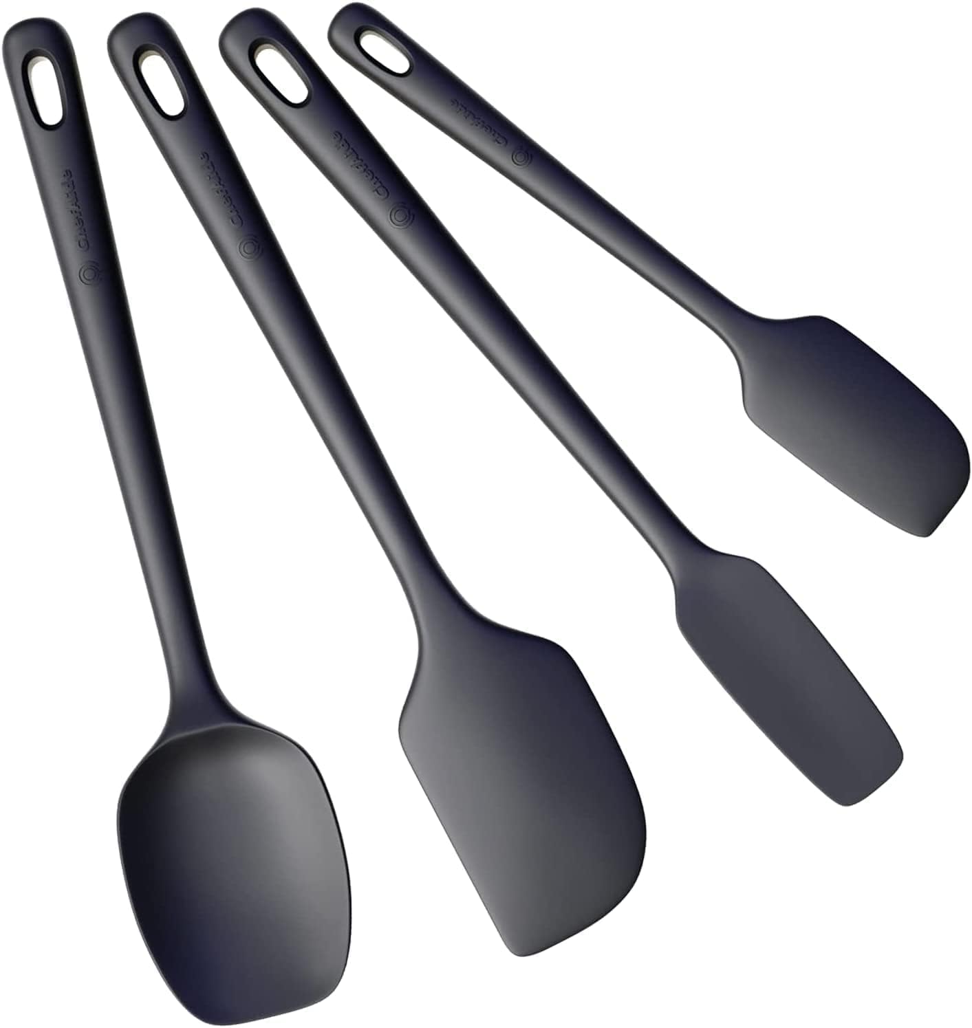 5-Piece Silicone Kitchen Spatula Set with Ergonomic Handles