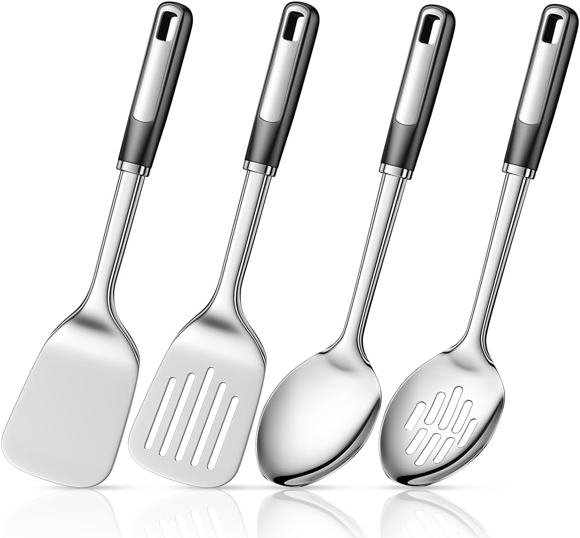 11‑Piece Stainless Steel Kitchen Utensil Set – Premium Thickened Cooking Tools