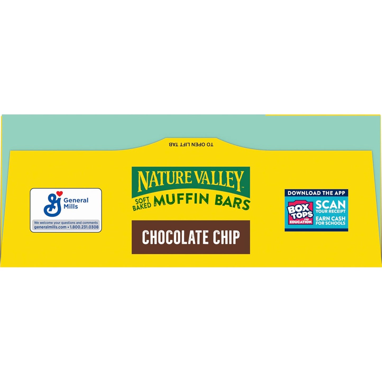 Nature Valley Soft Baked Muffin Bars, Chocolate Chip, Snack Bars, 10 Bars, 12.4 oz