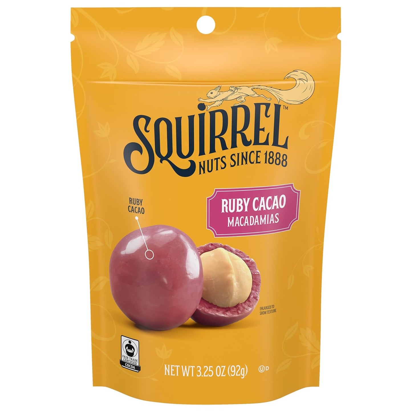 Squirrel Brand Sweet Brown Butter Cashews, 3.5 oz Resealable Bag, Gourmet Flavored Cashews Nuts, Gluten Free, Vegetarian