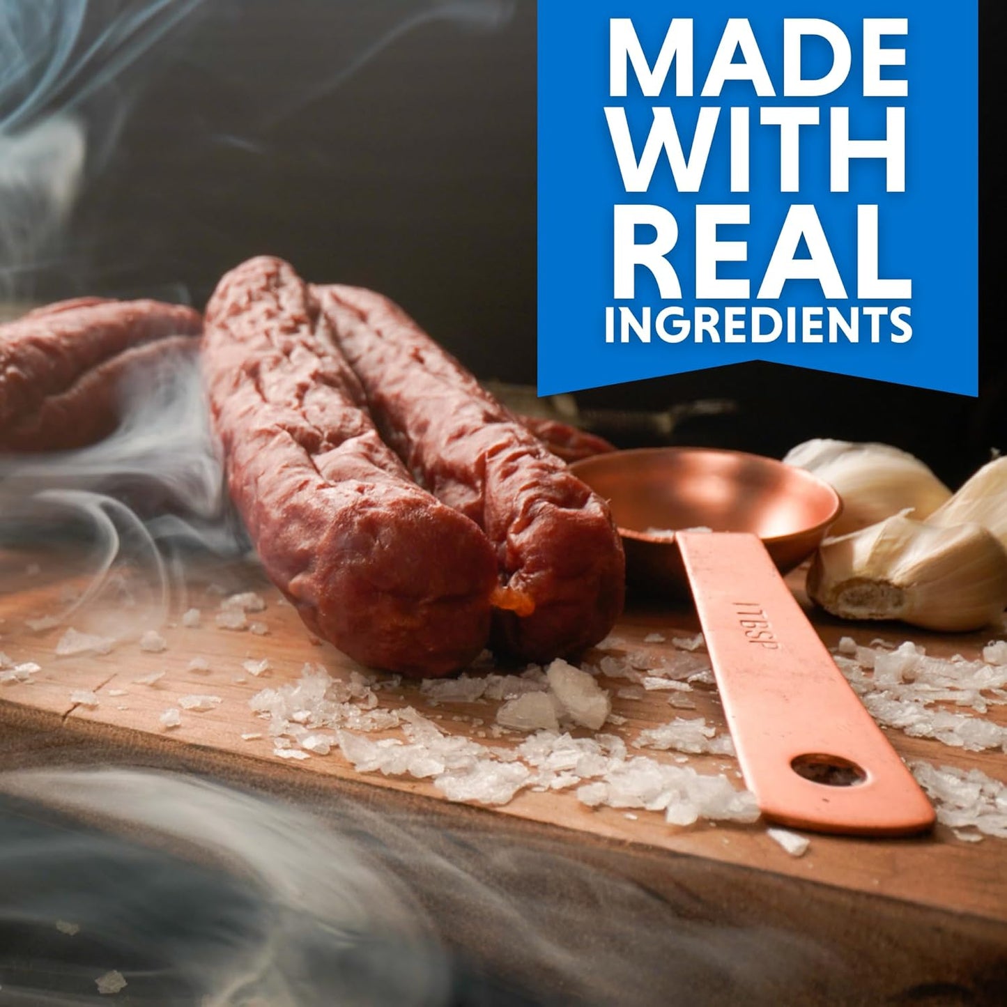 Bavarian Meats Lil' Landjaeger Meat Sticks, Smoked Sausage Protein Snacks, Zero Sugar, Great Source of Protein, Gluten Free, Keto Friendly Low Carb Snack, 10 Ounce