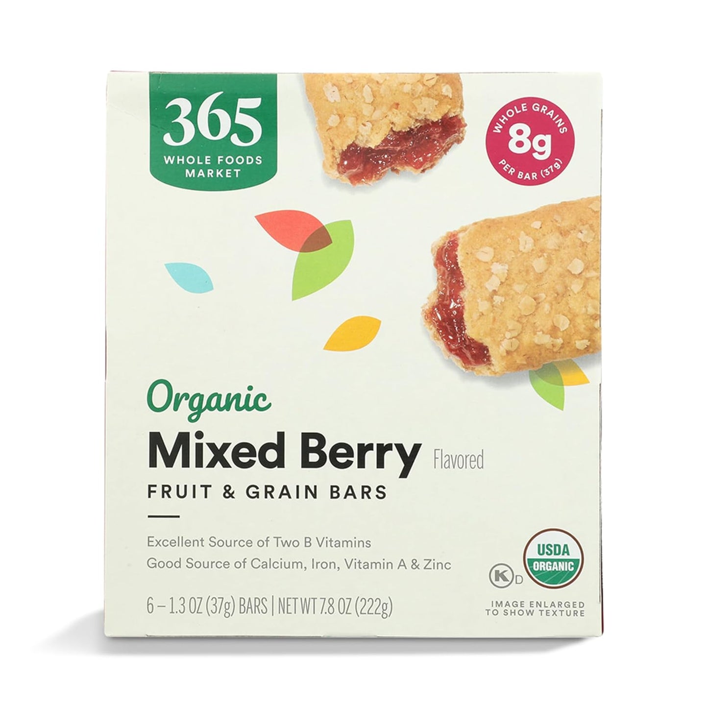 365 by Whole Foods Market, Organic Strawberry Cereal Bar 6 Count, 7.8 Ounce