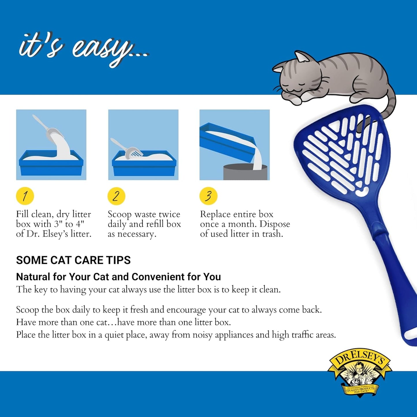 Dr. Elsey's Ultra UnScented Clumping Clay Cat Litter 40 lb. Bag