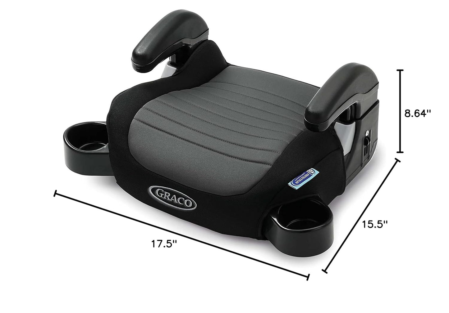 Backless Booster Car Seat TurboBooster 2.0 – Denton | Ages 4–10, 40–100 lbs