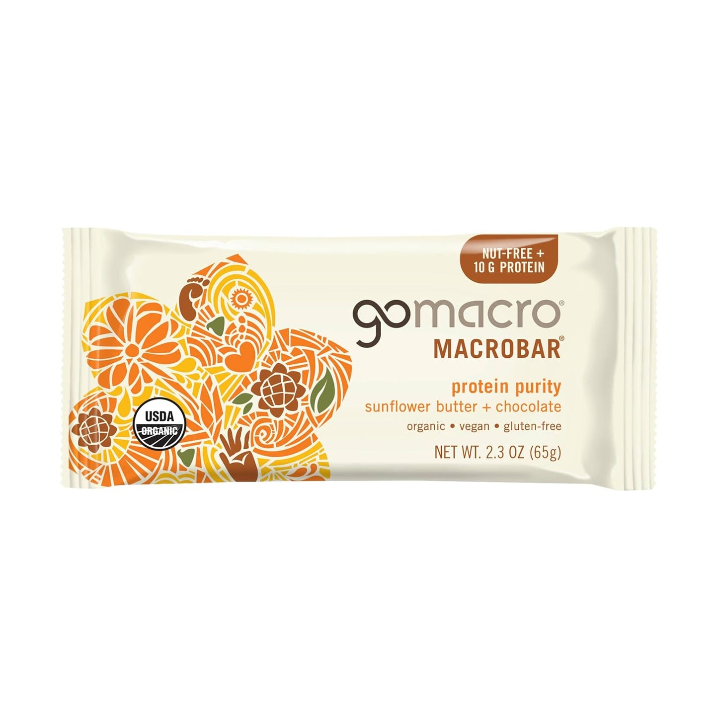 GoMacro Macrobar, Oatmeal Chocolate Chip, 2.3 Ounce