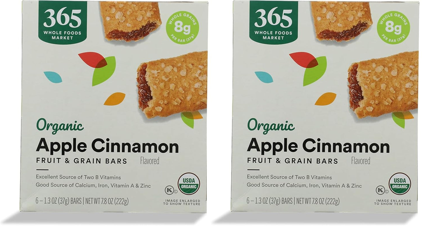 365 by Whole Foods Market, Organic Strawberry Cereal Bar 6 Count, 7.8 Ounce