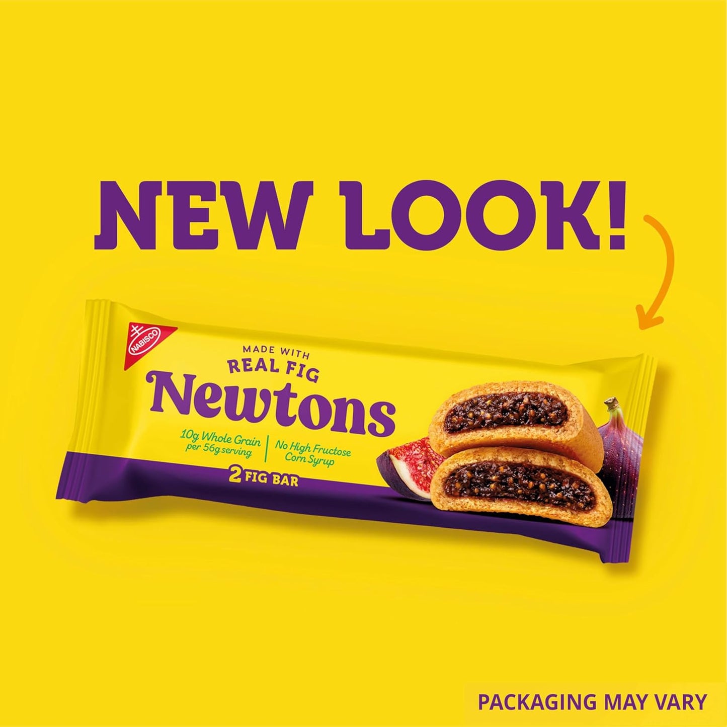 ​​NEWTONS Soft Baked Real Fruit Fig Bars, Fig Cookies, 40 Snack Packs (2 Cookies Per Pack, 4 Boxes)