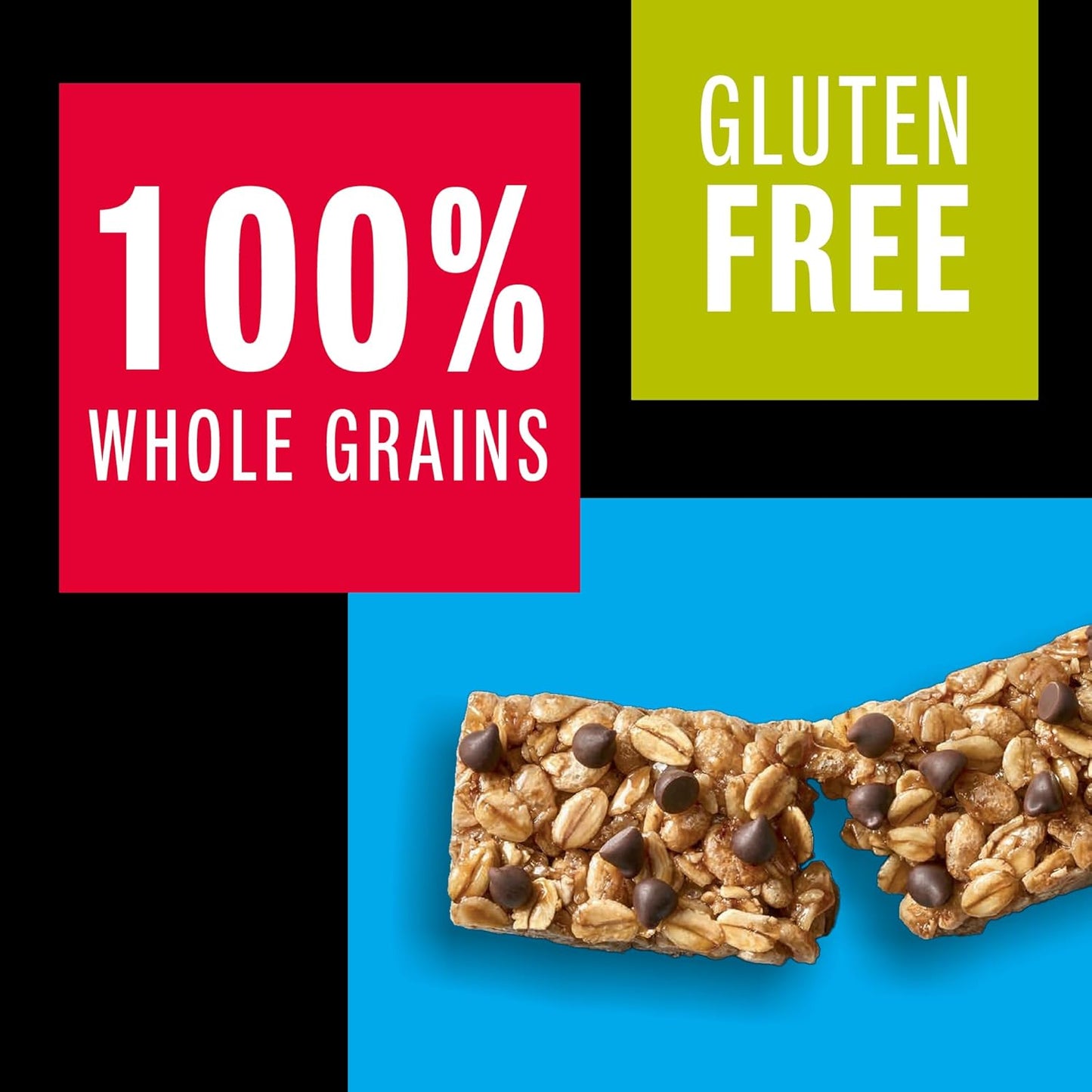 KIND Chewy Granola Bars, Chocolate Chip, Gluten Free, Low Calorie, Healthy Snacks, 10 Count