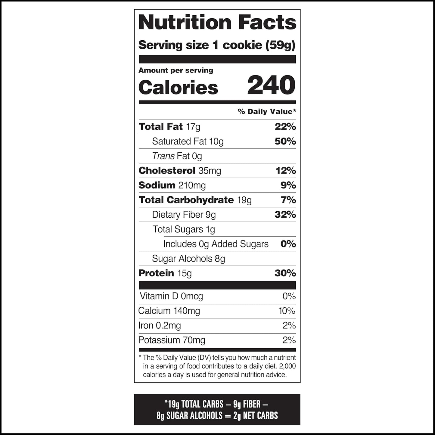 quest nutrition chocolate chip protein cookie 12 count 15g protein keto friendly