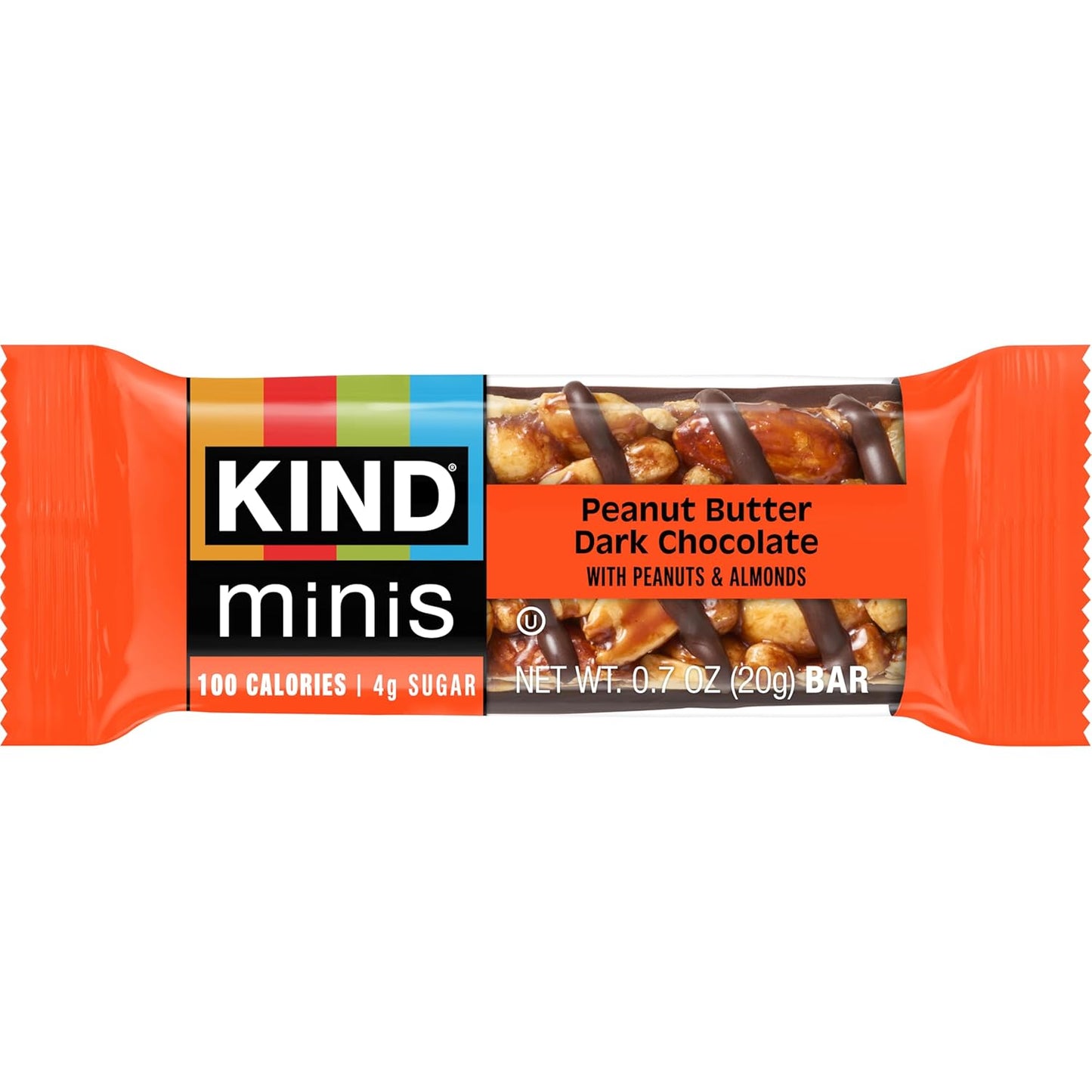 KIND Mini Snack Bars Variety Pack, Gluten Free, Low Sugar, Low Calorie Snacks, Dark Chocolate Nuts & Sea Salt, Peanut Butter Dark Chocolate, Caramel Almond & Sea Salt, 30 Count