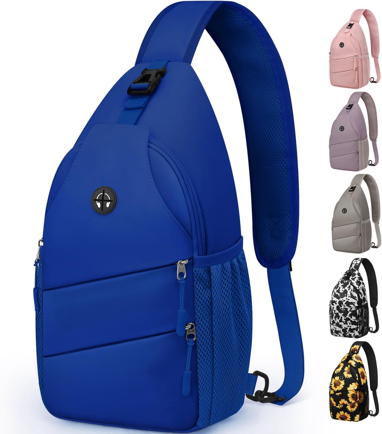 Crossbody Bags for Women Men Trendy Sling Bag Bakpack Casual Chest Bag with Convertible Shoulder Strap