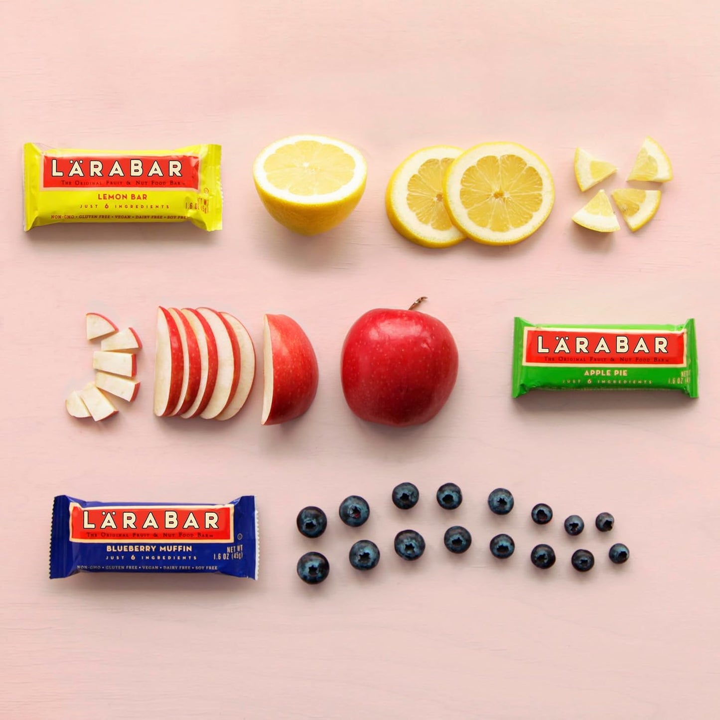 Larabar Fruit and Nut Bars Variety Pack, Gluten Free and Vegan, 28.8 oz, 18 Ct