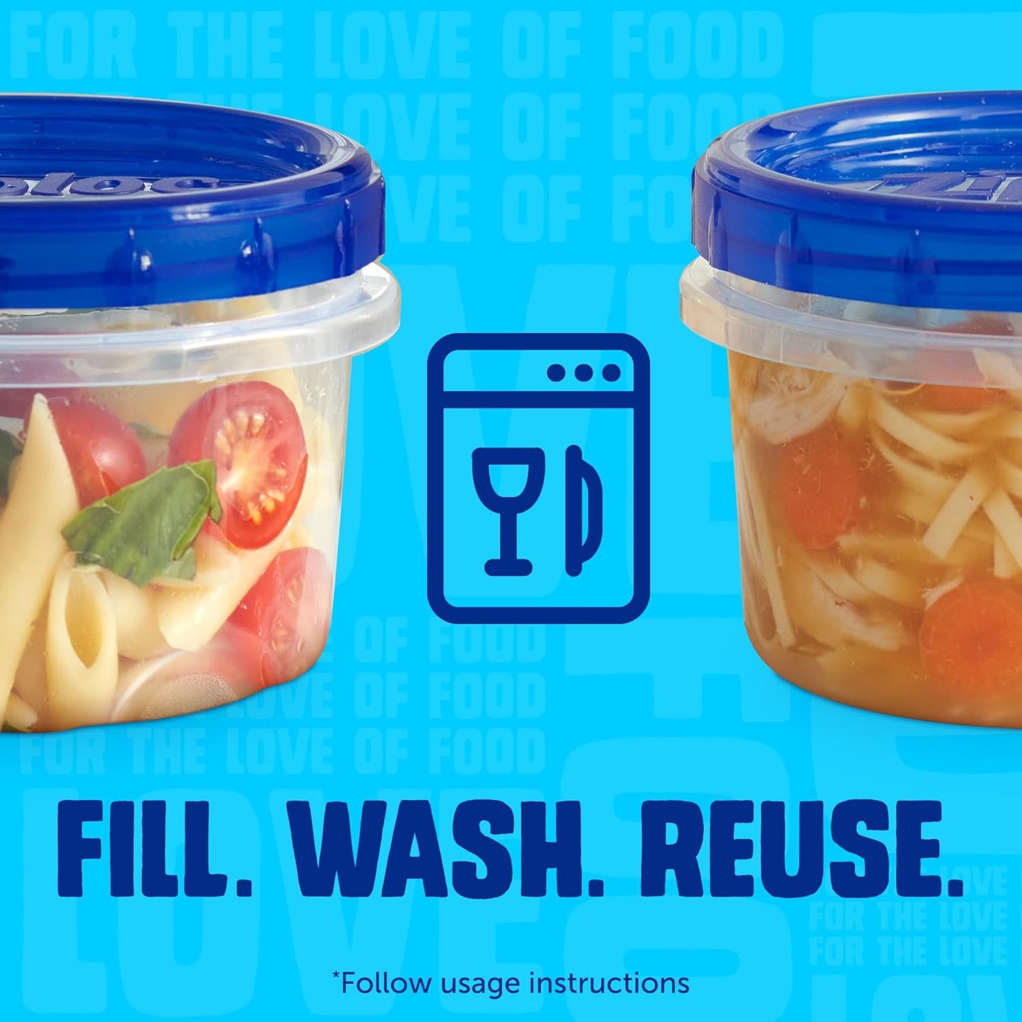 Ziploc Twist 'n Loc Food Storage Meal Prep Containers Variety Pack, 9 Count