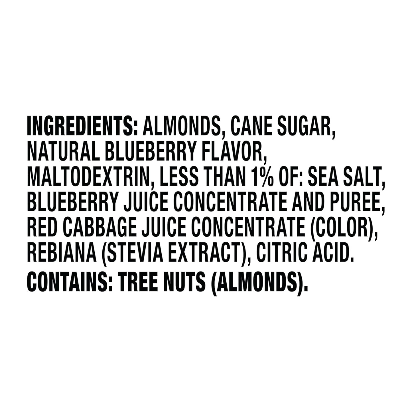 Blue Diamond Almonds, Classic Blueberry Flavored Sweet Snack Nuts, Non-GMO, Kosher, and No Gluten Ingredients or Artificial Flavors, Great size for On-the-go, Lunch, Adults and Kids, 6oz Can
