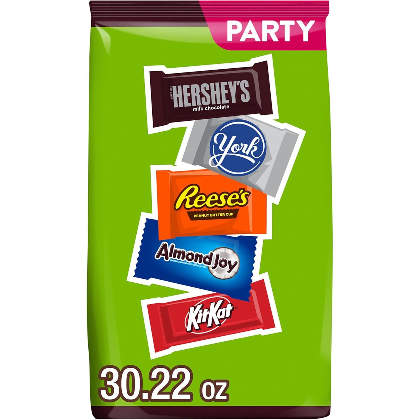 Hershey Assorted Chocolate Flavored Candy Party Pack, 25 oz
