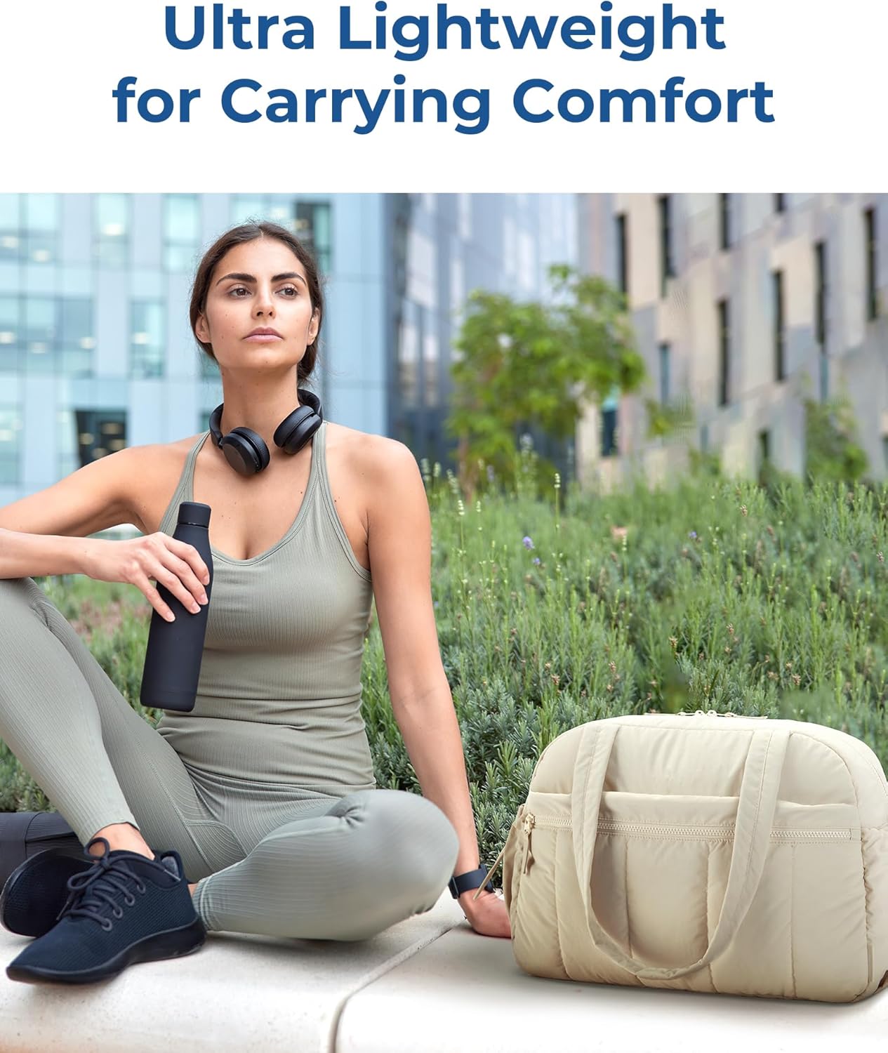 BAGSMART Gym Bag for Women, Duffle Bag for Travel with Wet Pocket, Lightweight Carry on Weekender Duffel, Water Resistant