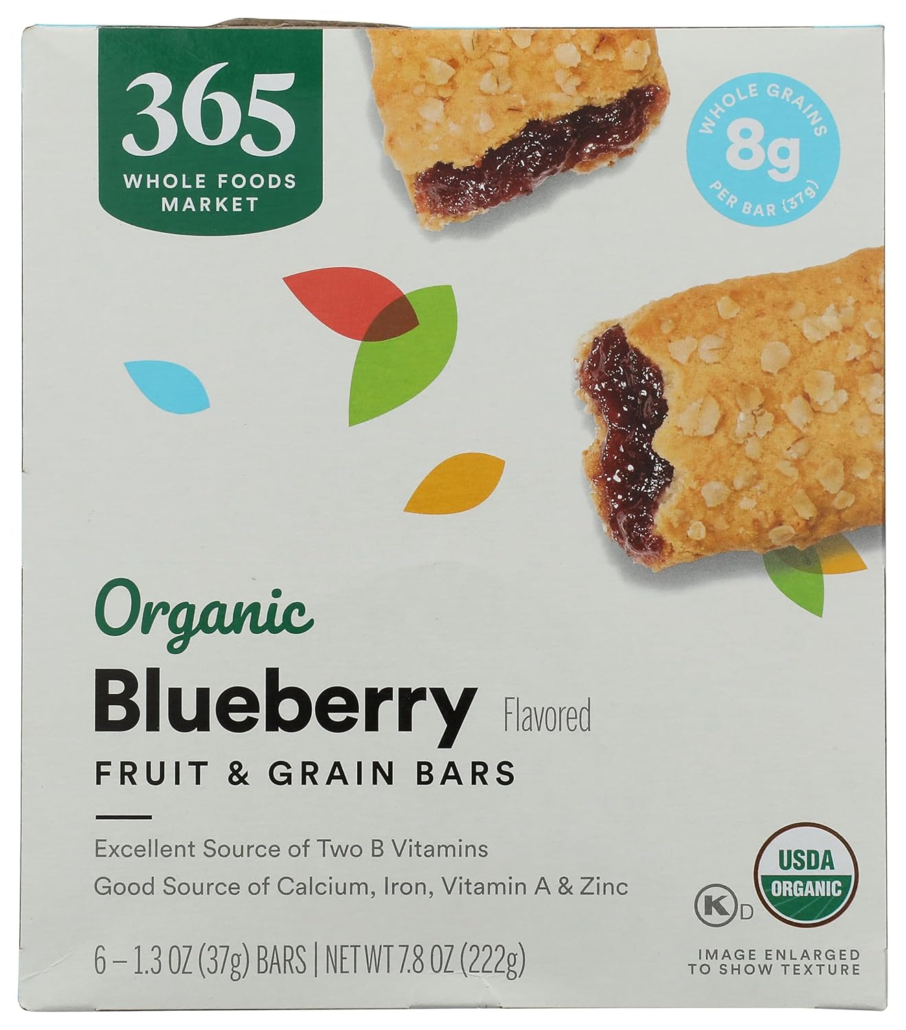 365 by Whole Foods Market, Organic Strawberry Cereal Bar 6 Count, 7.8 Ounce