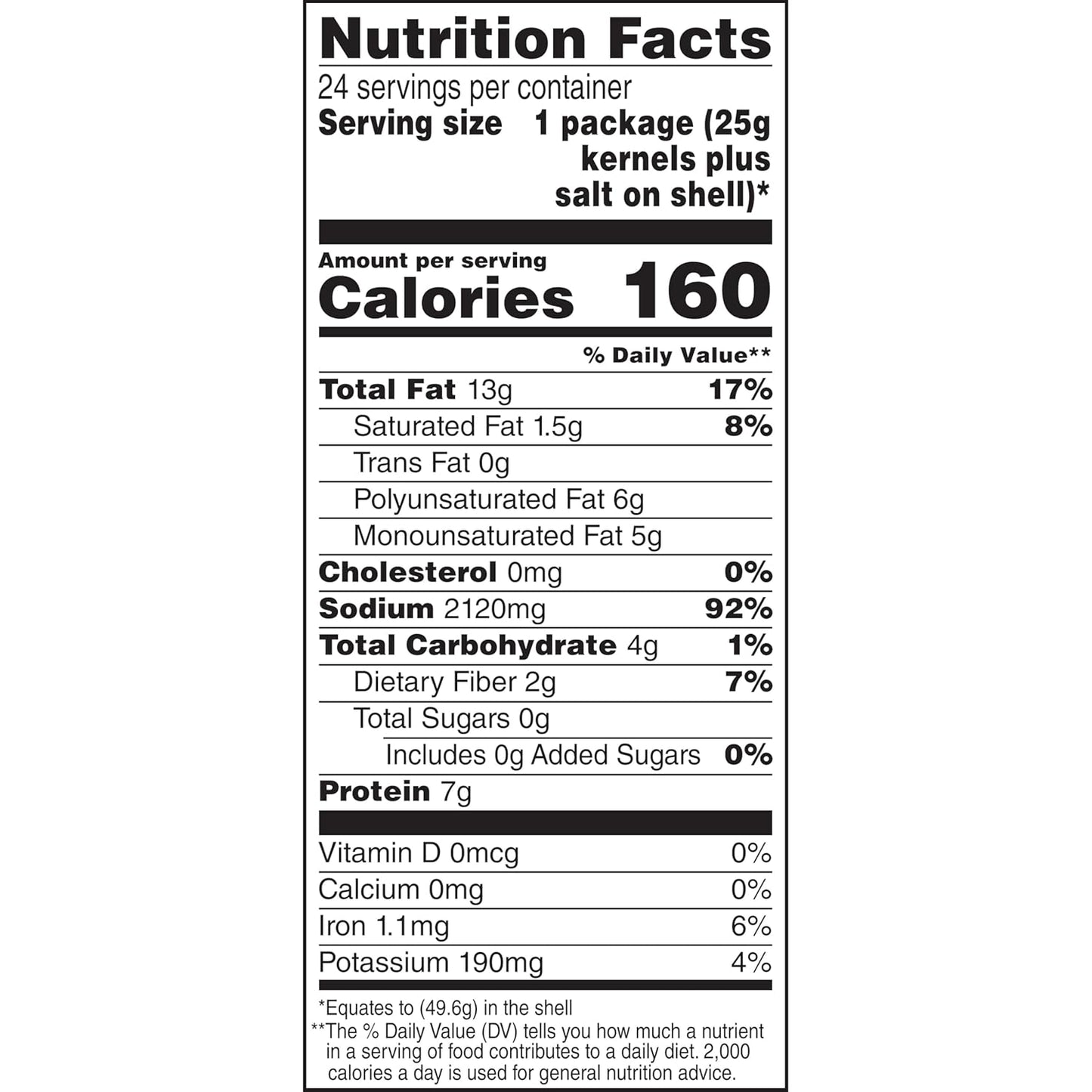DAVID Sunflower Seeds, Original Flavor, 1.75 oz. (Pack of 24)