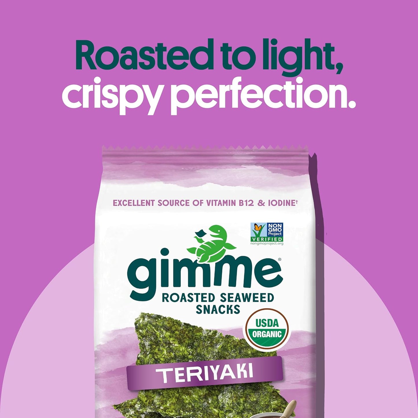 Gimme Seaweed Organic Premium Roasted Seaweed Snacks, New 6 Flavor Variety Pack, 12 Count (2 Each) Keto, Vegan, Gluten-Free, Source of Omega3s and Iodine, Healthy On-The-Go Snack for Kids and Adults