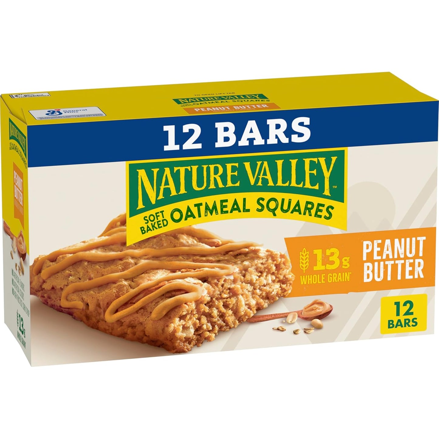 Nature Valley Soft Baked Oatmeal Squares, Cinnamon Brown Sugar, 12 Bars, 14.88 oz