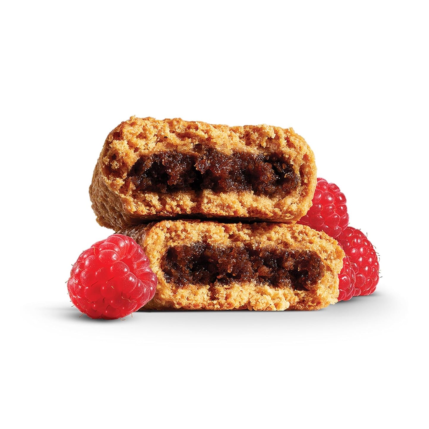 Nature's Bakery Whole Wheat Fig Bars, Raspberry, Vegan, Non-GMO, 12 count box with 2 snack bars each
