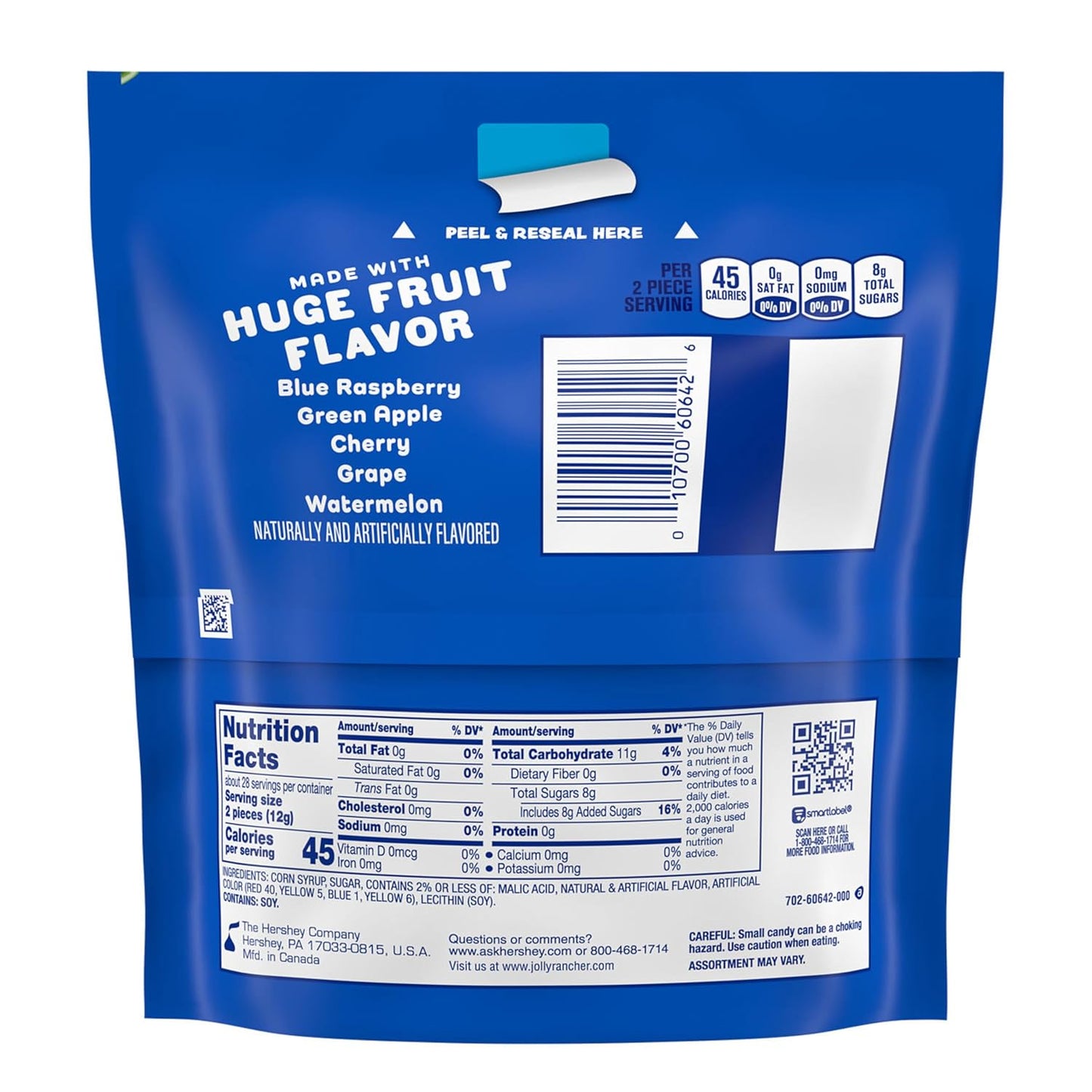 JOLLY RANCHER Original Fruit Flavored Hard Candy Bag, 12 oz