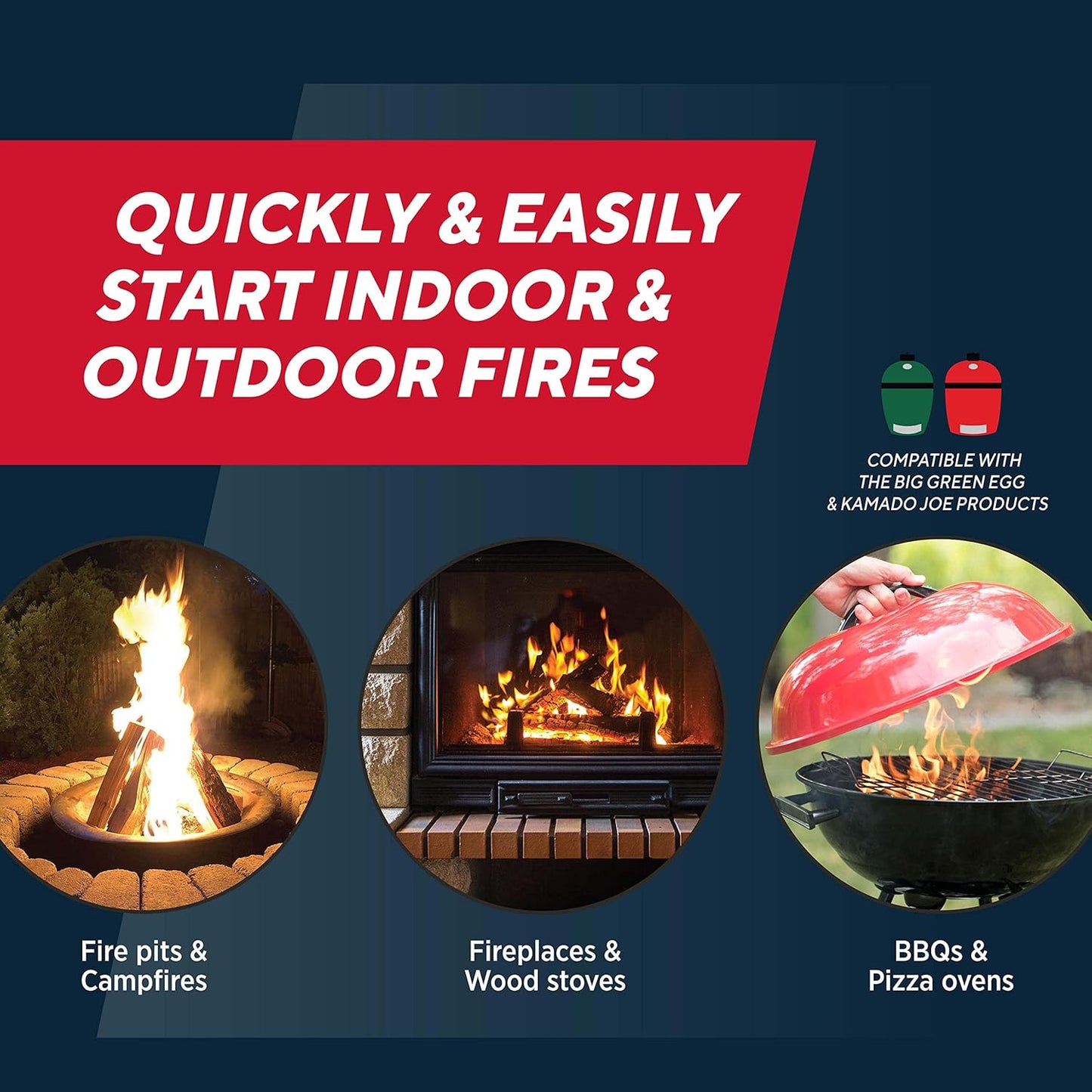 Rutland Safe Lite Fire Starter Squares - Heavy Charcoal Starters for Fireplace, Grill Pit, BBQ & Campfires - USA-Made Camping Accessories - Odorless Long Burn - 4.6 Lbs, 144 Squares