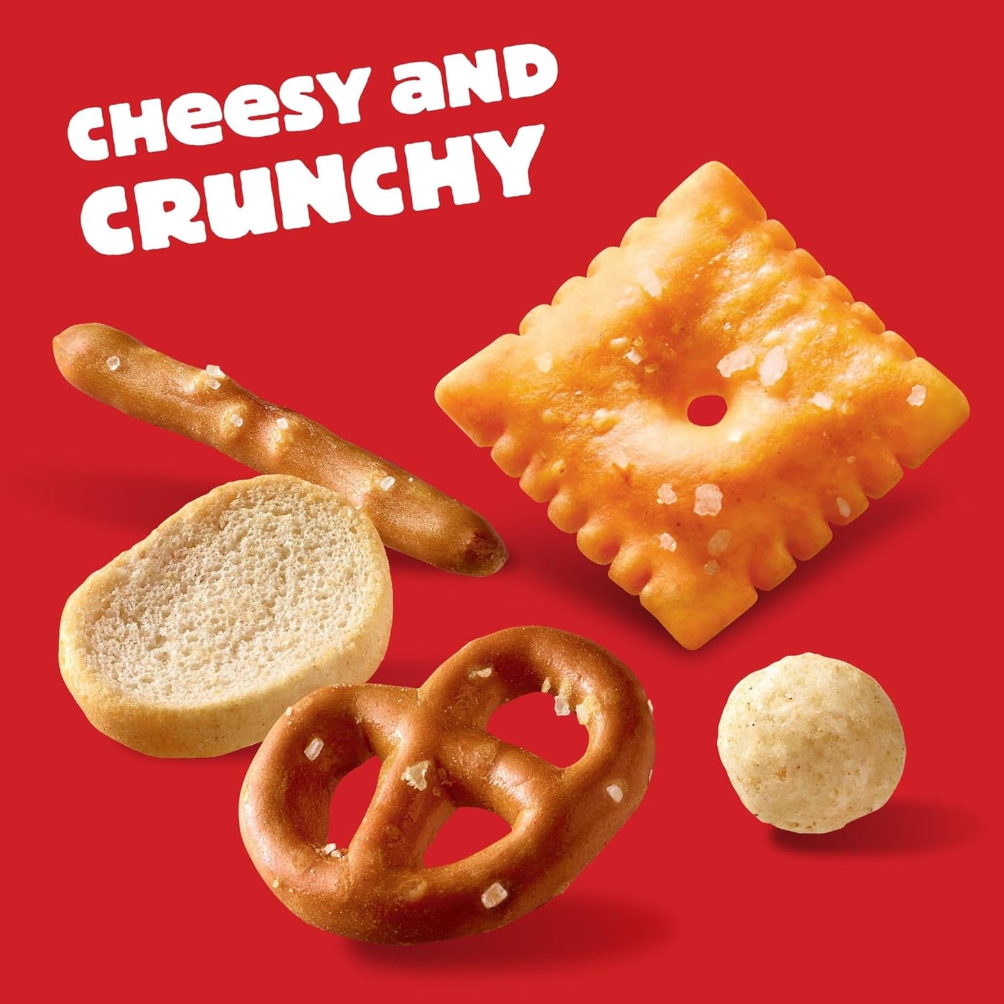 Cheez-It Snack Mix, Lunch Snacks, Family Size, Original, 17.8oz Box (1 Box)