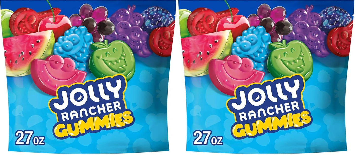 JOLLY RANCHER Gummies Original Fruit Flavored Candy Bag, 27 oz