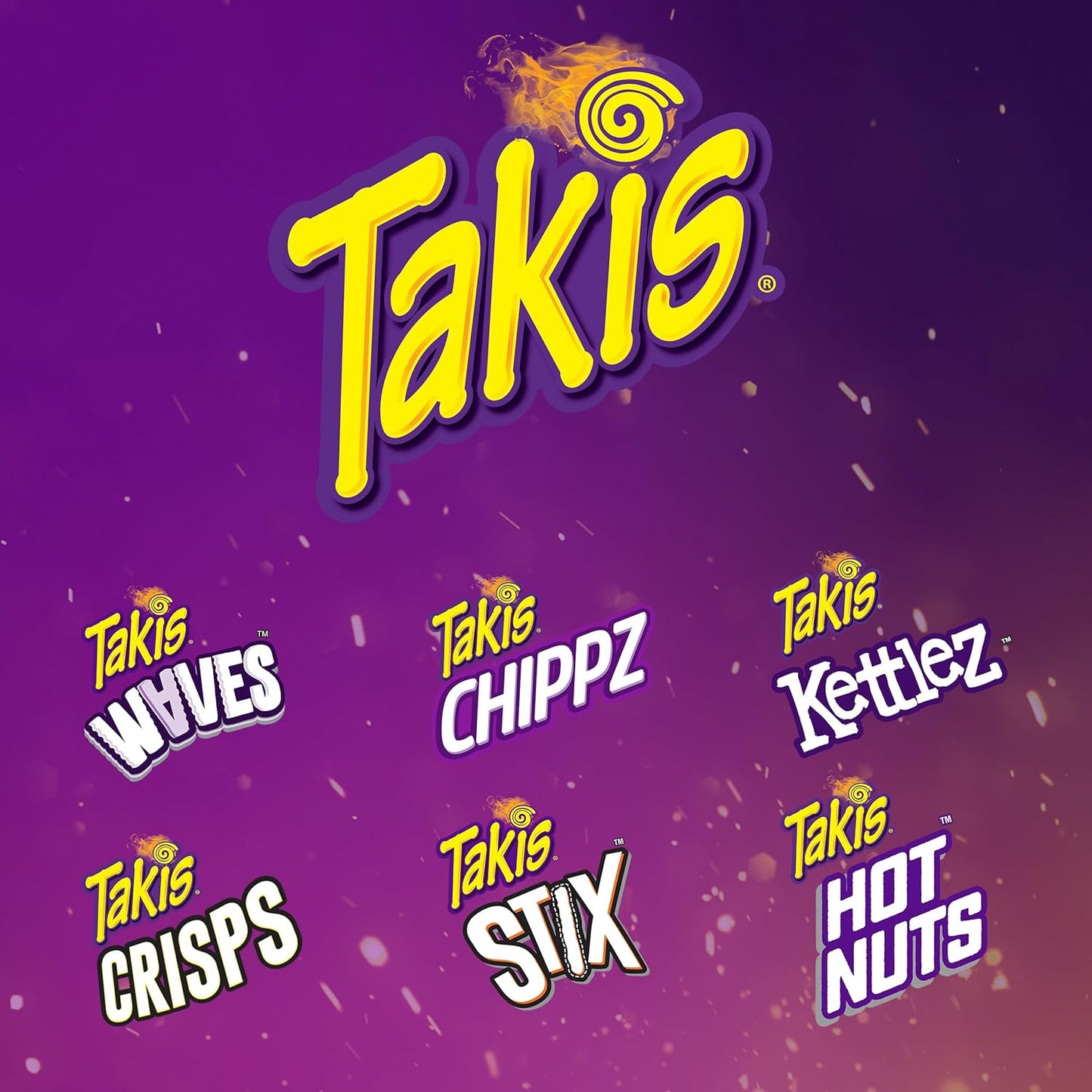 Takis Fuego 17 oz Fiesta Size Hot Chili Pepper & Lime Flavored Extreme Spicy Rolled Corn Tortilla Chips