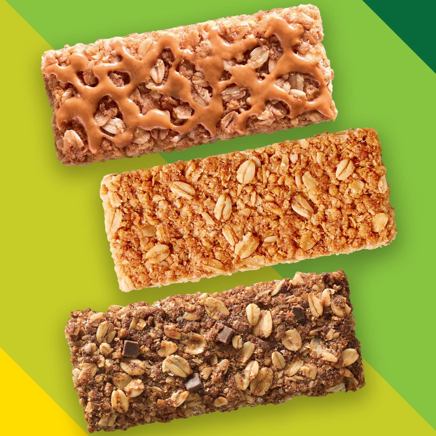 Nature Valley crunchy granola bars, oats n honey, peanut butter, and oats n dark chocolate, 60 bars, 44.7 oz