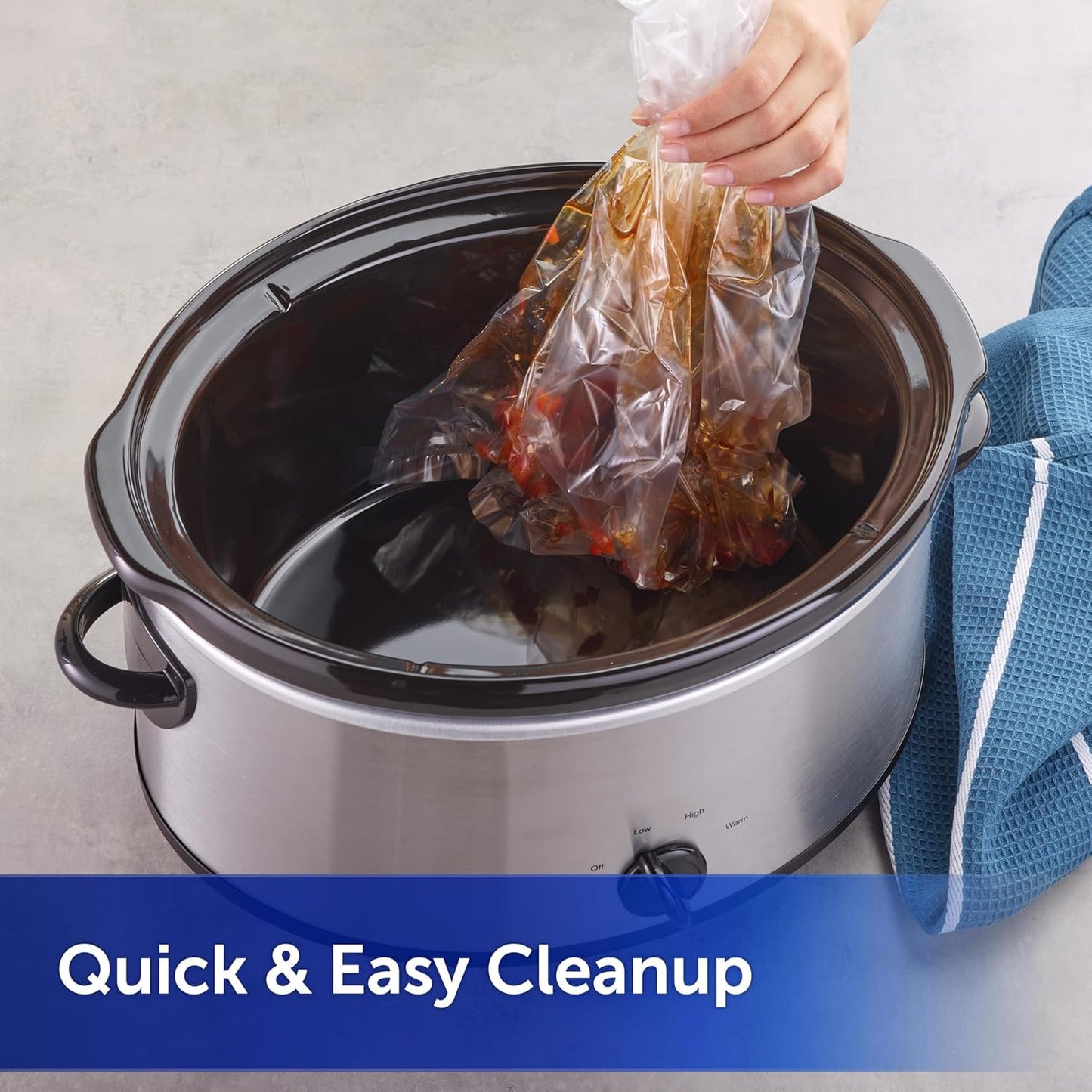 Reynolds Kitchens Slow Cooker Liners, Regular (Fits 3-8 Quarts), 6 Count