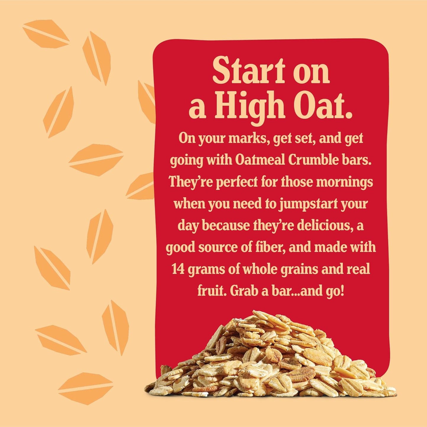 Nature’s Bakery Oatmeal Crumble Bars, Strawberry, Real Fruit, Vegan, Non-GMO, Breakfast Bar, 1 Box With 6 Bars, 6 Count