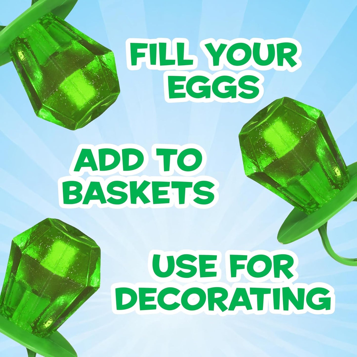 Ring Pop Green Watermelon Flavor Lollipops, 30ct Bulk Individually Wrapped, Fun St. Patrick's Day Party Favors