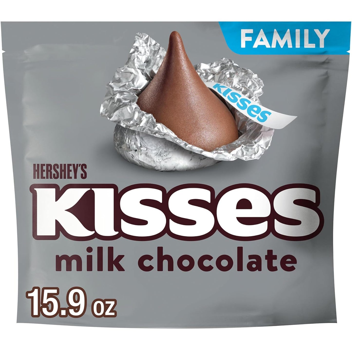 HERSHEY'S KISSES Milk Chocolate Candy Party Pack, 30 oz