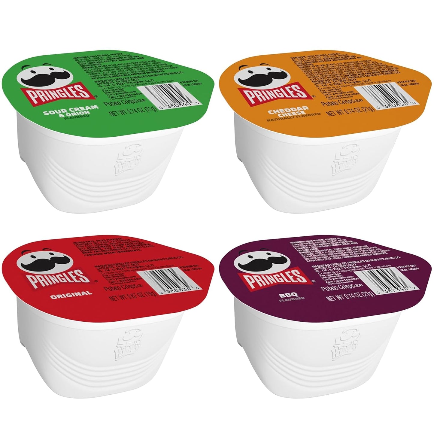 Pringles Potato Crisps Chips, Snack Stacks, Lunch Snacks, Variety Pack (36 Cups)