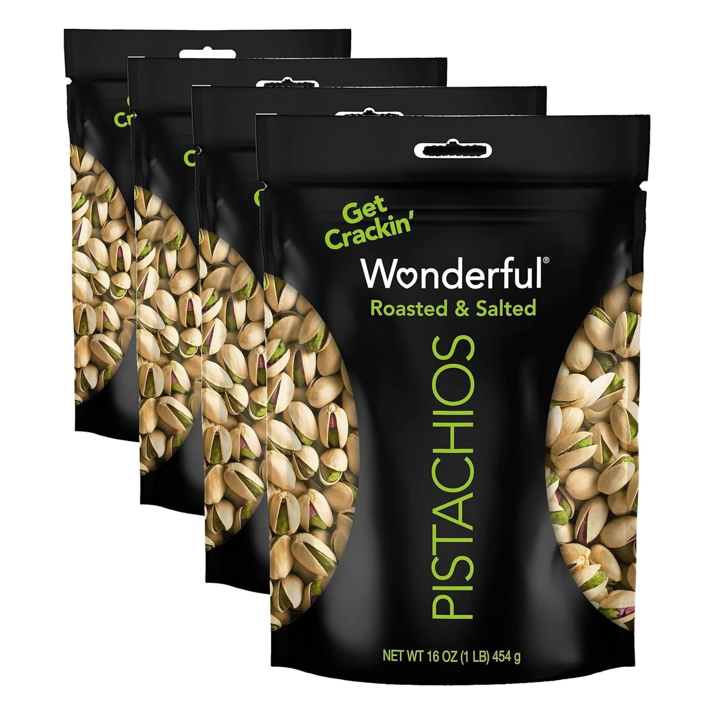 Wonderful Pistachios In Shell, Roasted & Salted Nuts, 48 Ounce Resealable Bag, Protein Snacks, Bulk Snacks, Healthy Snacks for Adults