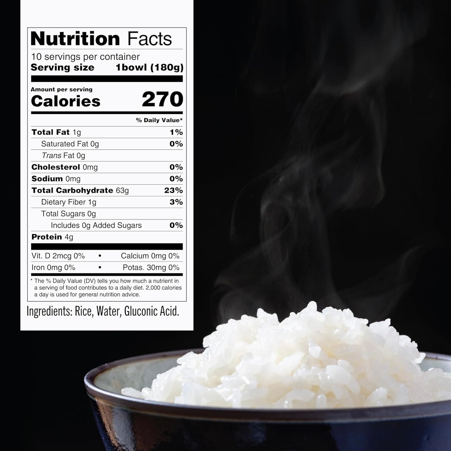 IRIS Instant White Rice (10 Pack), Ultra Premium Japanese Short Grain Sushi Sticky Rice, Microwave for 80 seconds, Non-GMO Gluten Free Vegan, Grown Polished and Packed in Japan