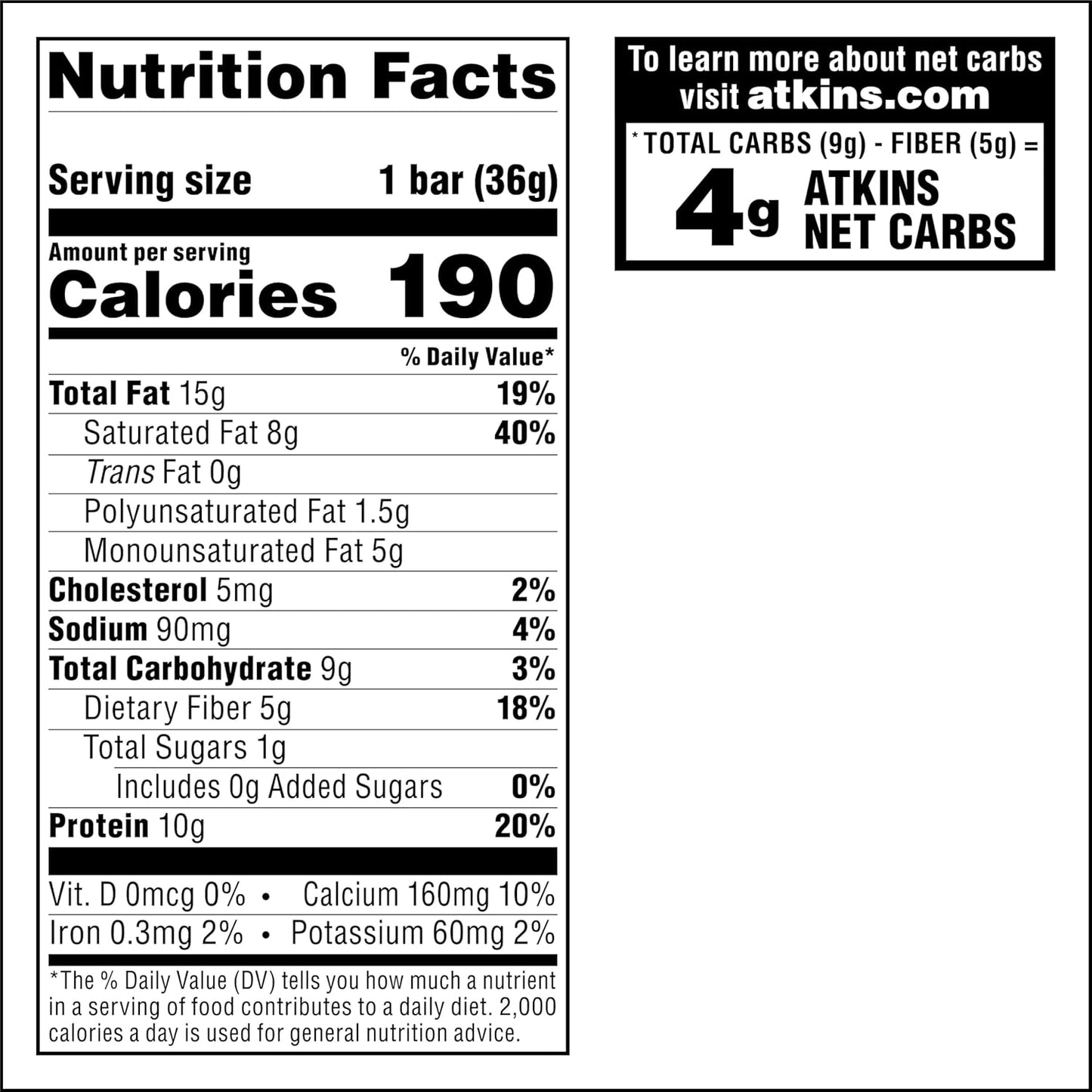 Atkins Lemon Wafer Crisps, Protein Snack, 10g Protein, 4g Net Carbs, 1g Sugar, 5g Fiber, 5 Count