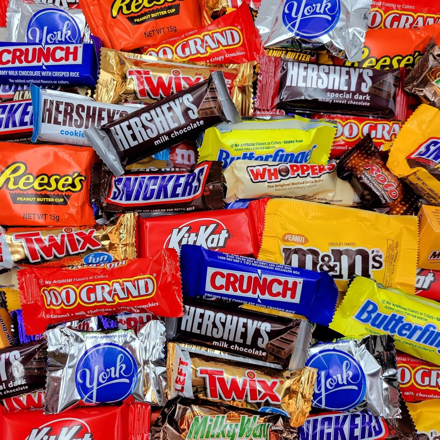 Bulk Chocolate Candy Variety Pack - 2lb Bulk Candy Individually Wrapped - Assorted Chocolate Candy for Goodie Bags, Pinatas, Party Favors, and Office Snacks - 2 Pounds