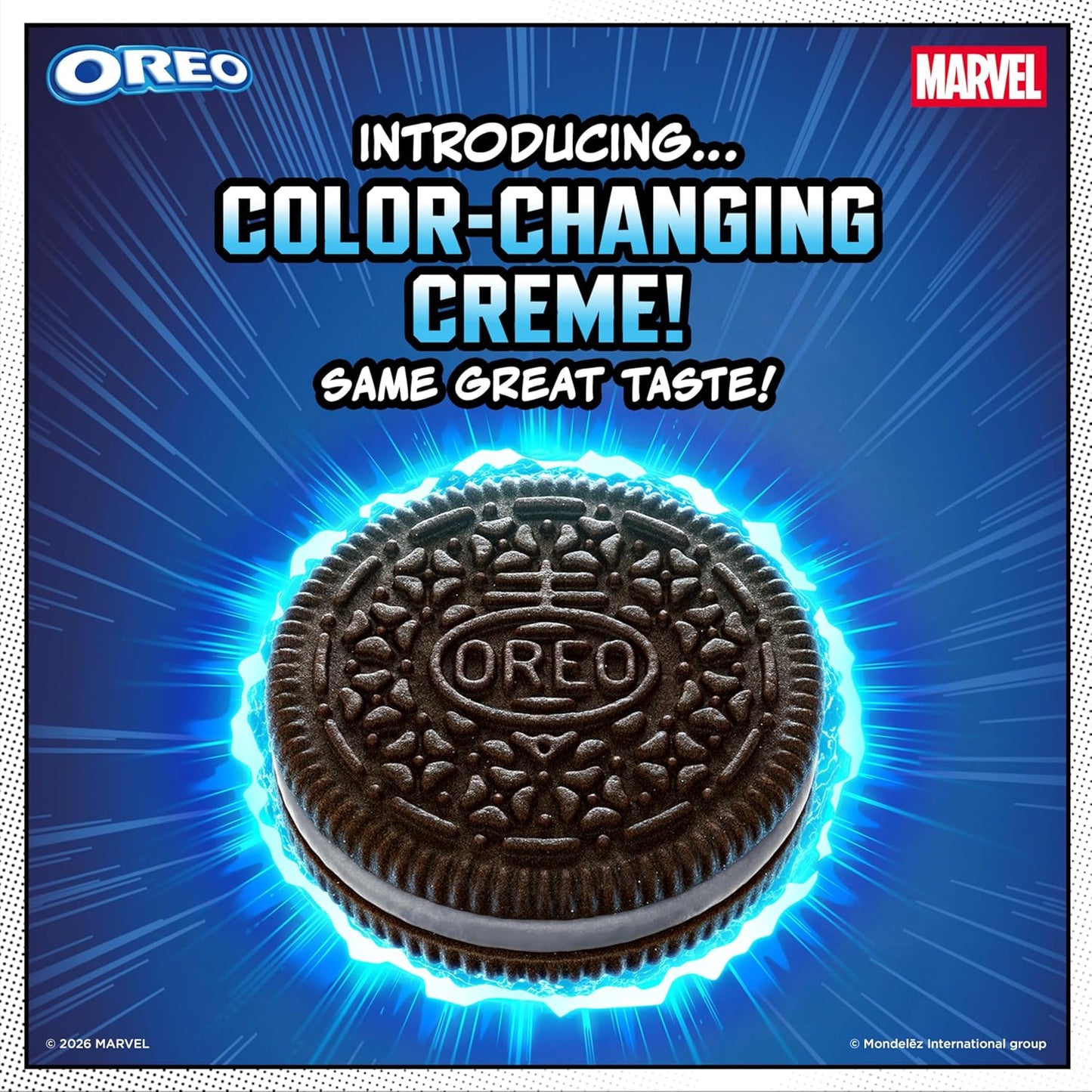 MARVEL OREO Stuf of Legends Chocolate Sandwich Cookies, Special Edition, 10.68 oz