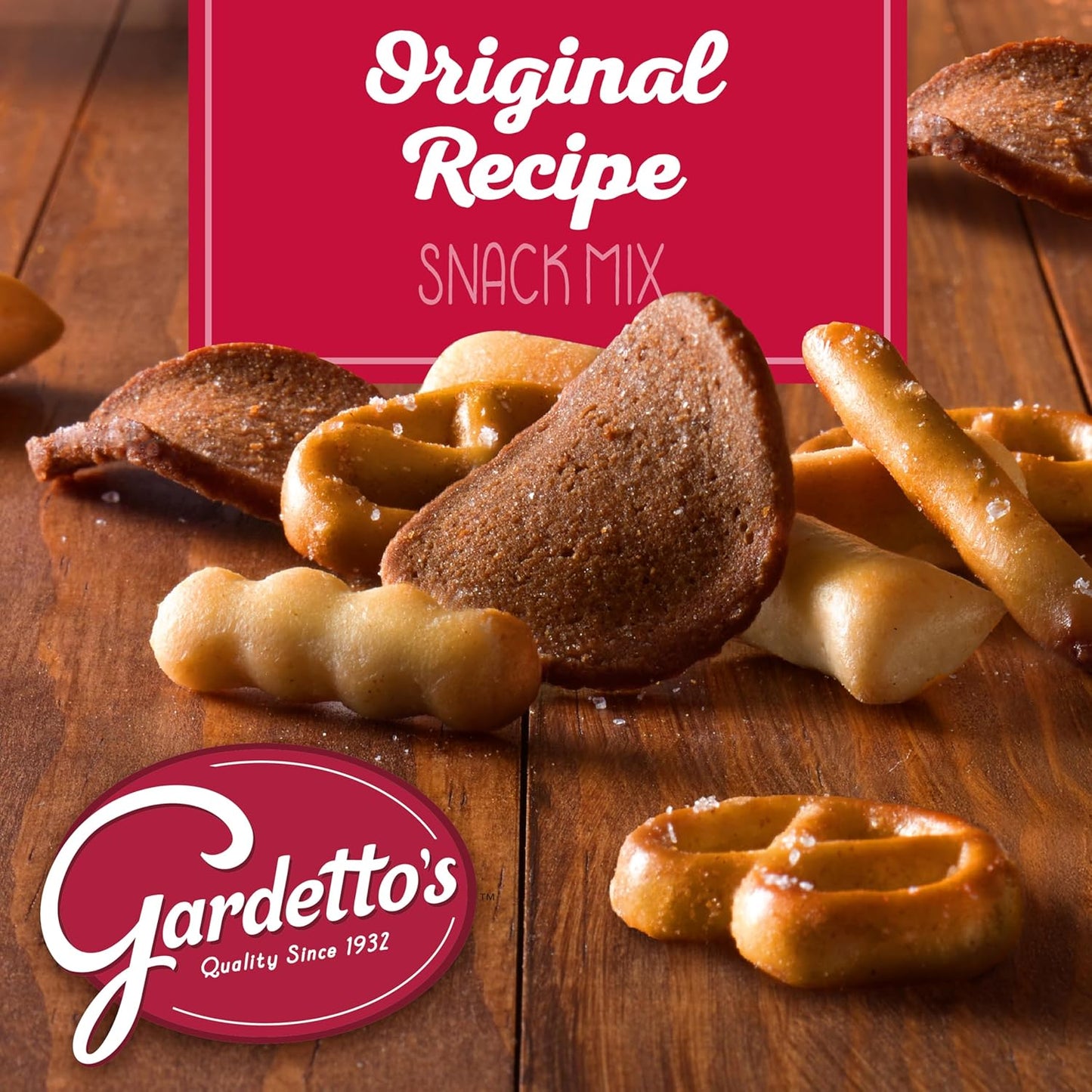 Gardetto's Original Recipe Snack Mix, Salty Snacks Tub, 18 oz