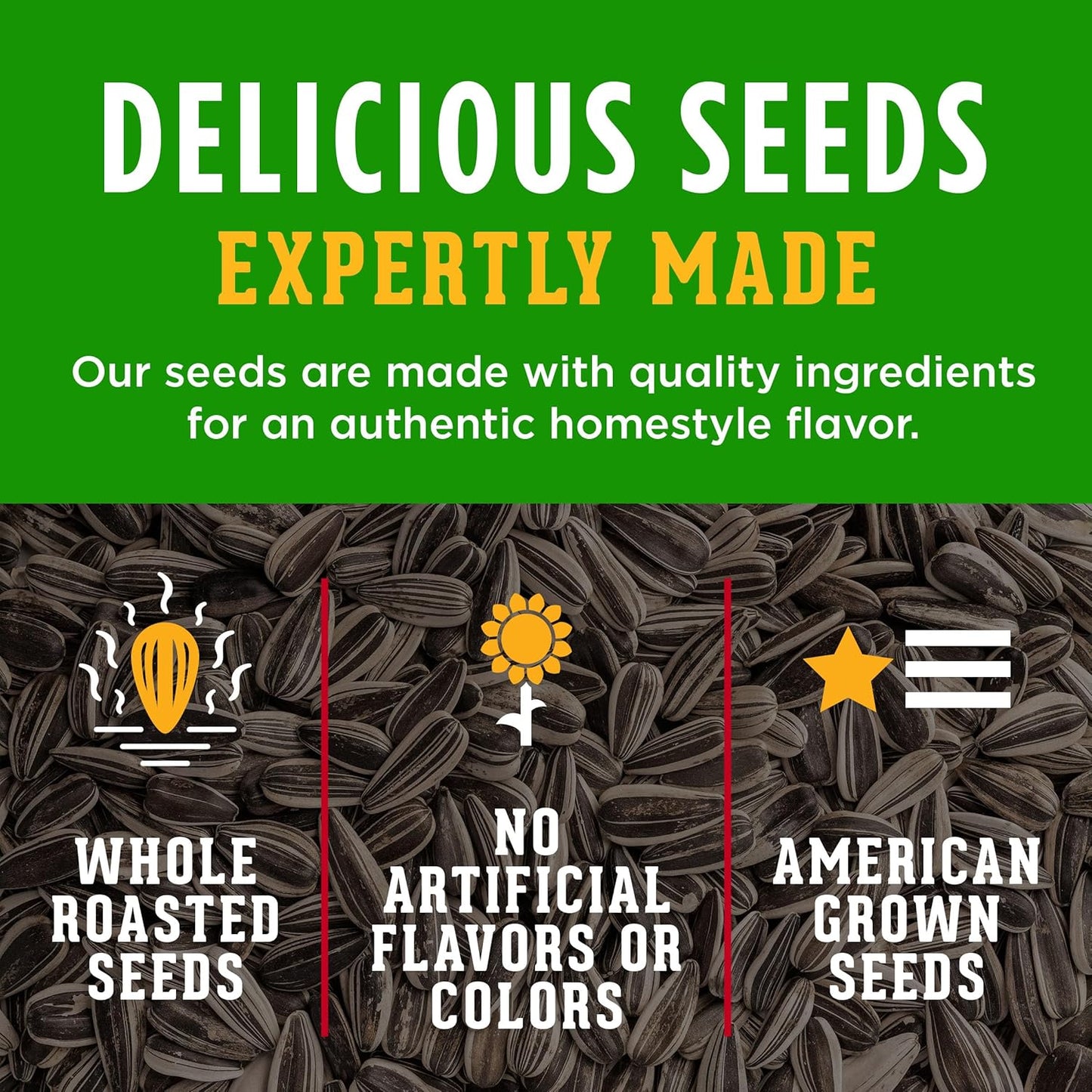 DAVID Reduced Sodium Sunflower Seeds, Original Flavor, 16 oz.