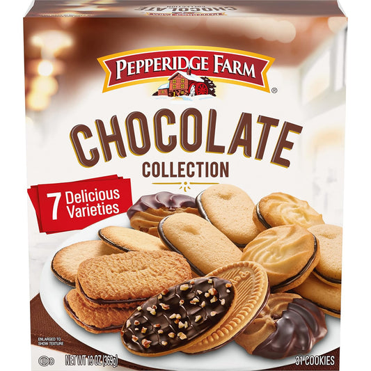 Pepperidge Farm 13-oz Chocolate Collection with 7 Cookie Varieties, Dark Chocolate Milano included