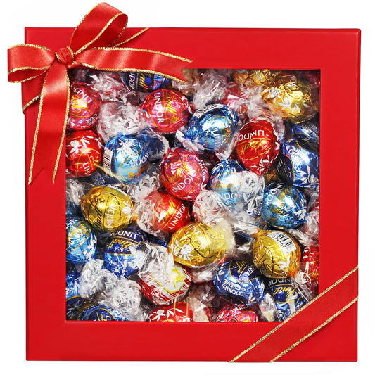 Premium Chocolate Truffles in Elegant Gift Box, 50-Piece Assorted Chocolate Delights - Ideal for Gifting & Sharing with Loved Ones