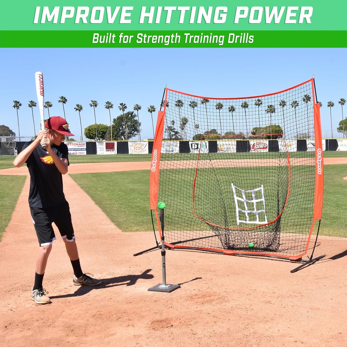 GoSports Weighted Training Balls - Choose Baseball or Softball - Hitting & Pitching Training for All Skill Levels - Improve Power and Mechanics